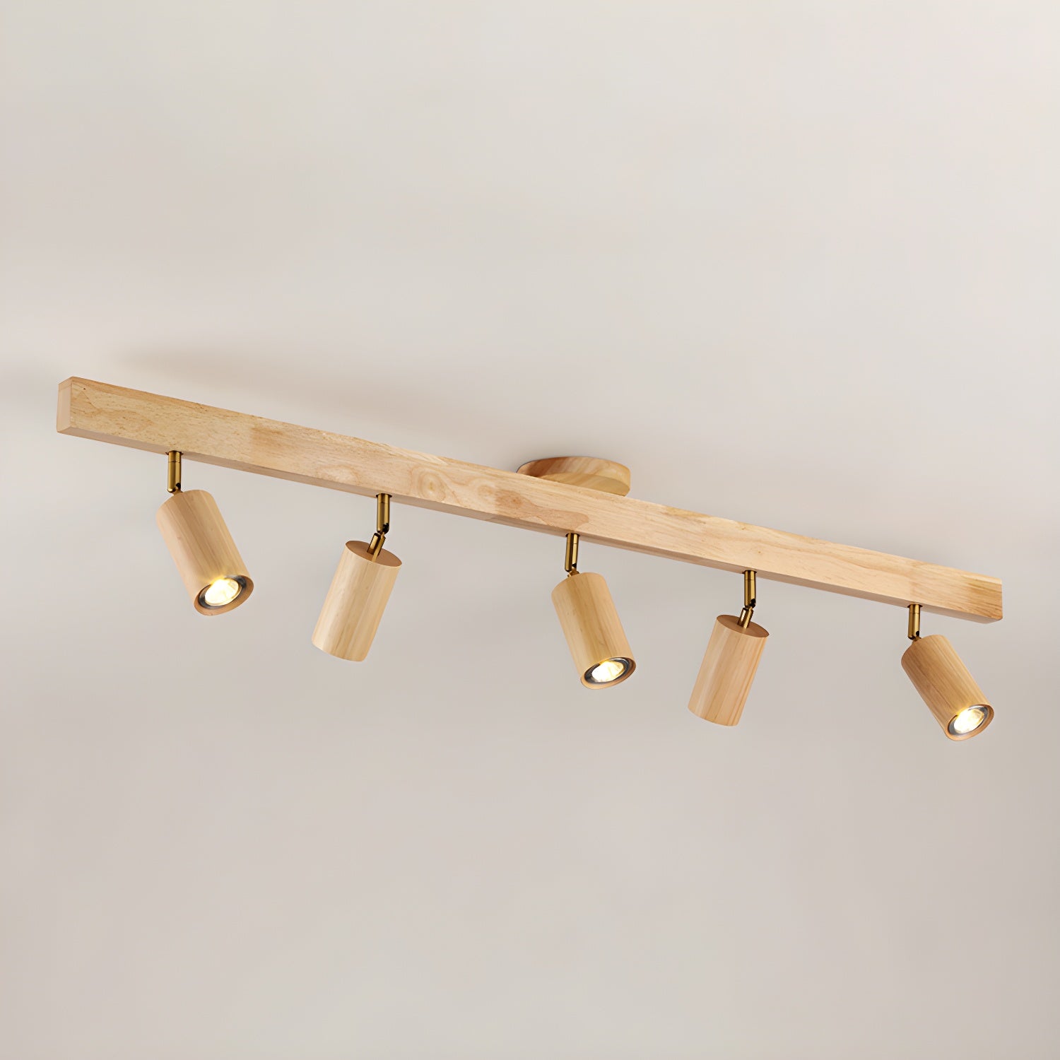 Natural Wood Beam Spotlight Light - Blowlighting