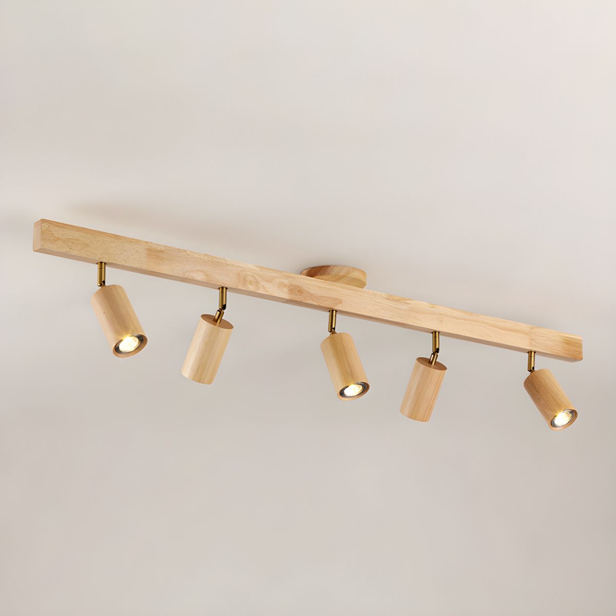 Natural Wood Beam Spotlight Light - Blowlighting