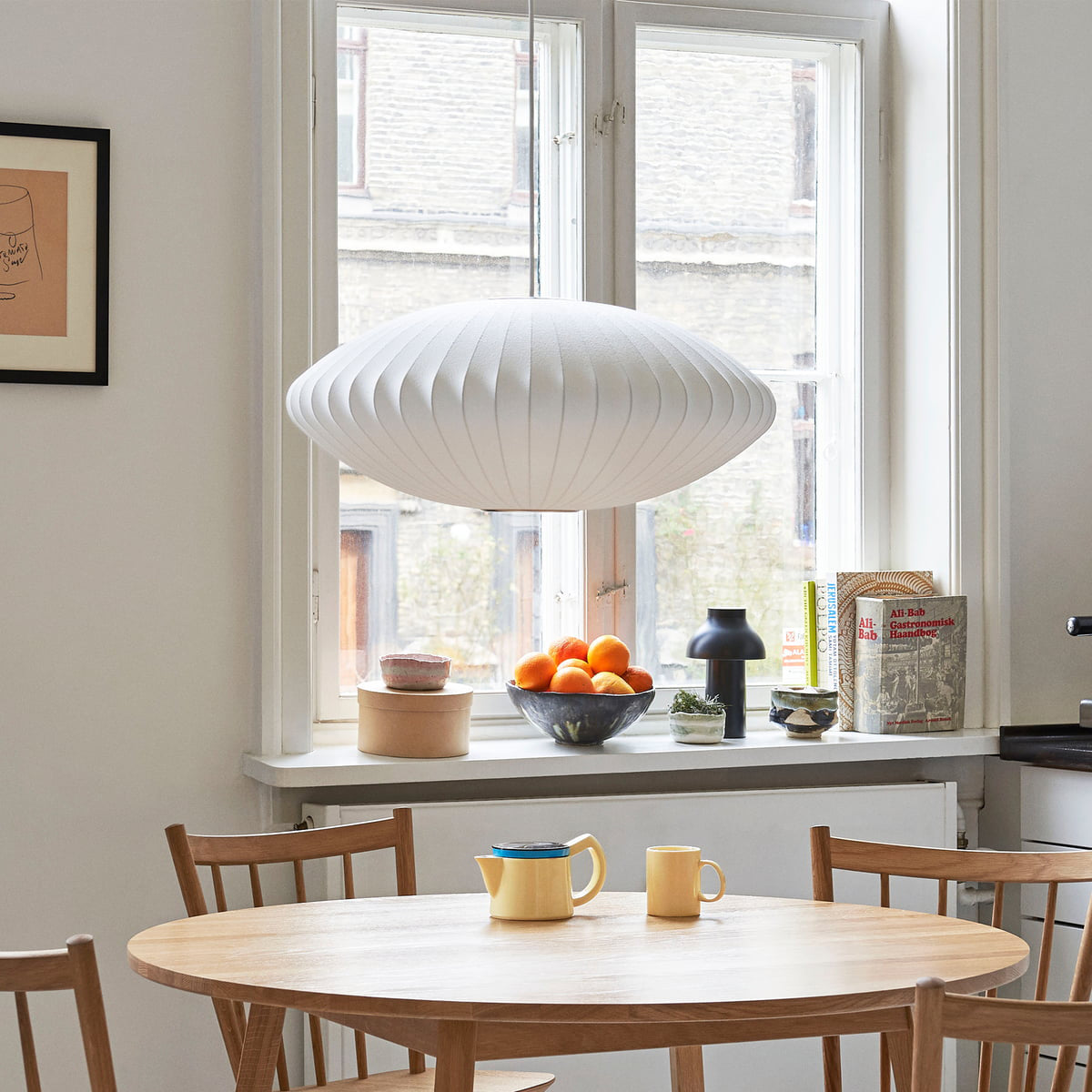 Bubble Mulberry Silk Pendant Lamp - Blowlighting
