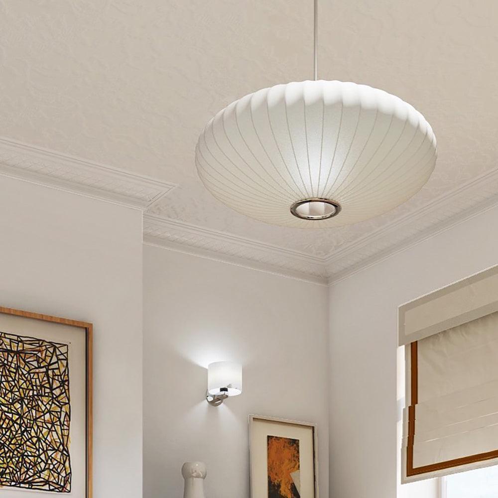 Bubble Mulberry Silk Pendant Lamp - Blowlighting