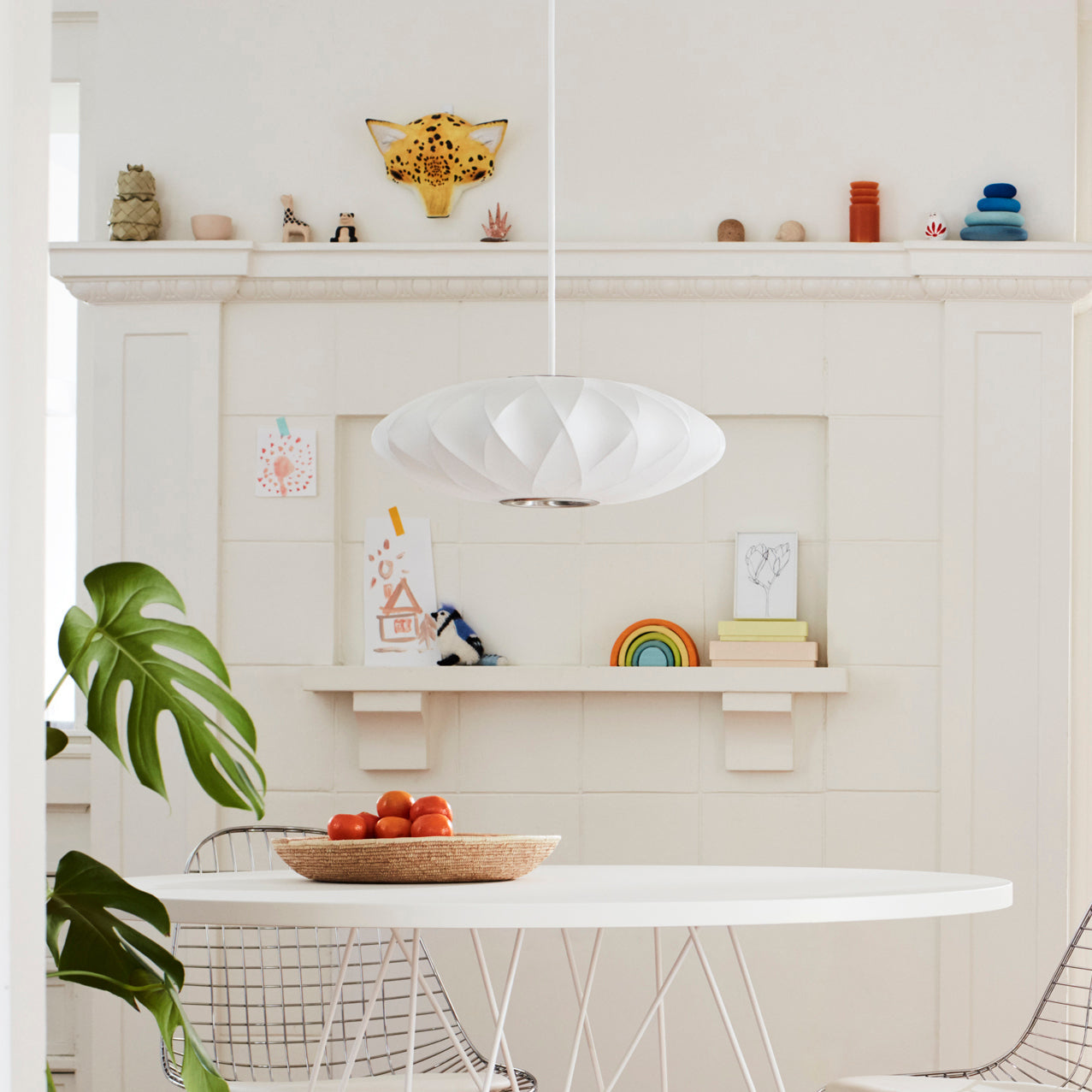 Bubble Mulberry Silk Pendant Lamp - Blowlighting