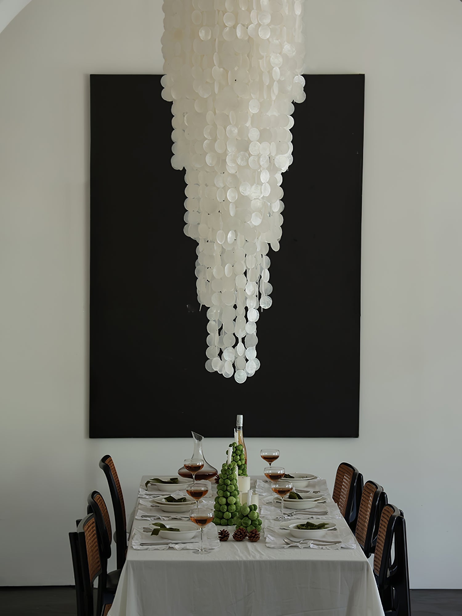 Eloryra Cascading Glass Chandelier - Blowlighting