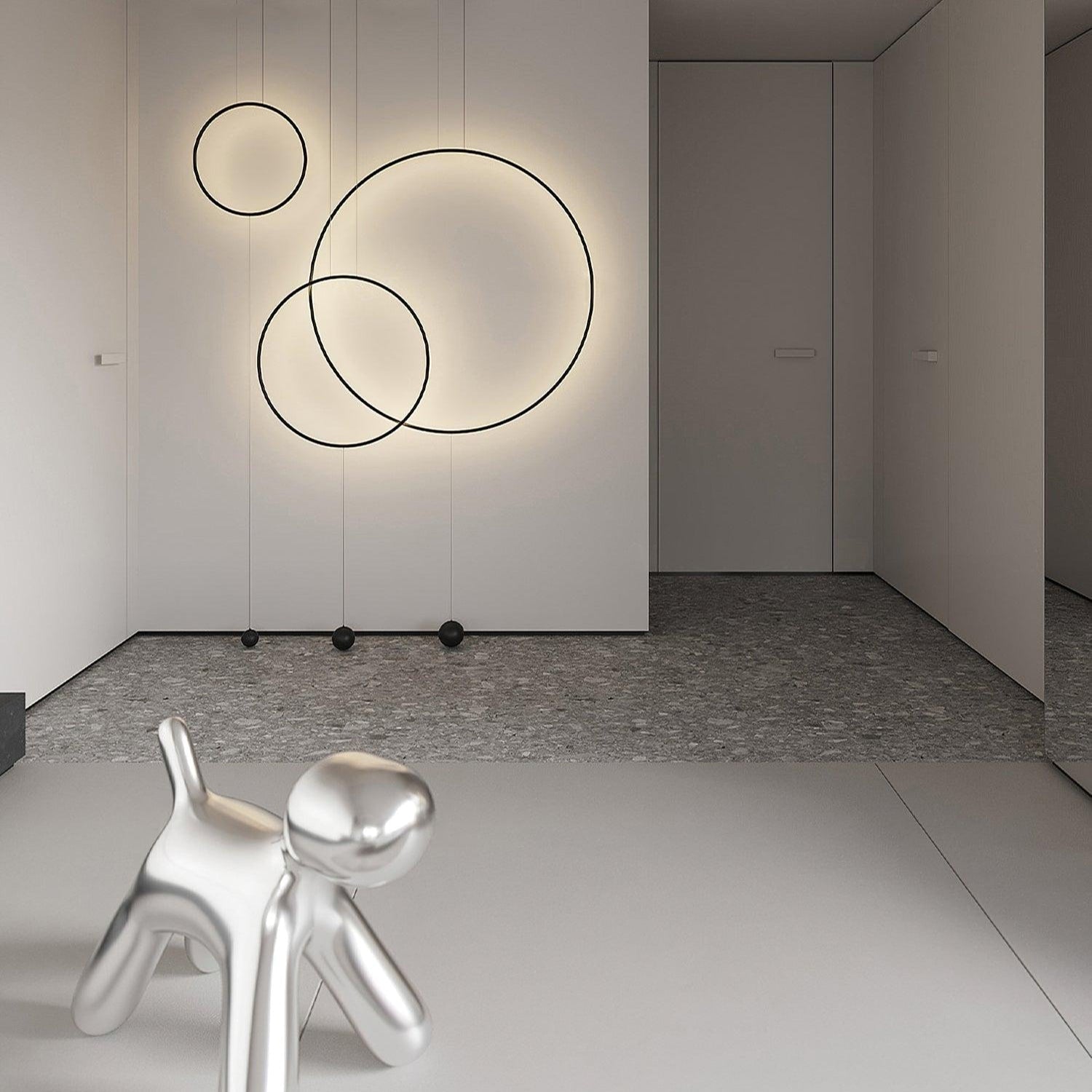 Nightfall Circle Pendant Light - Blowlighting