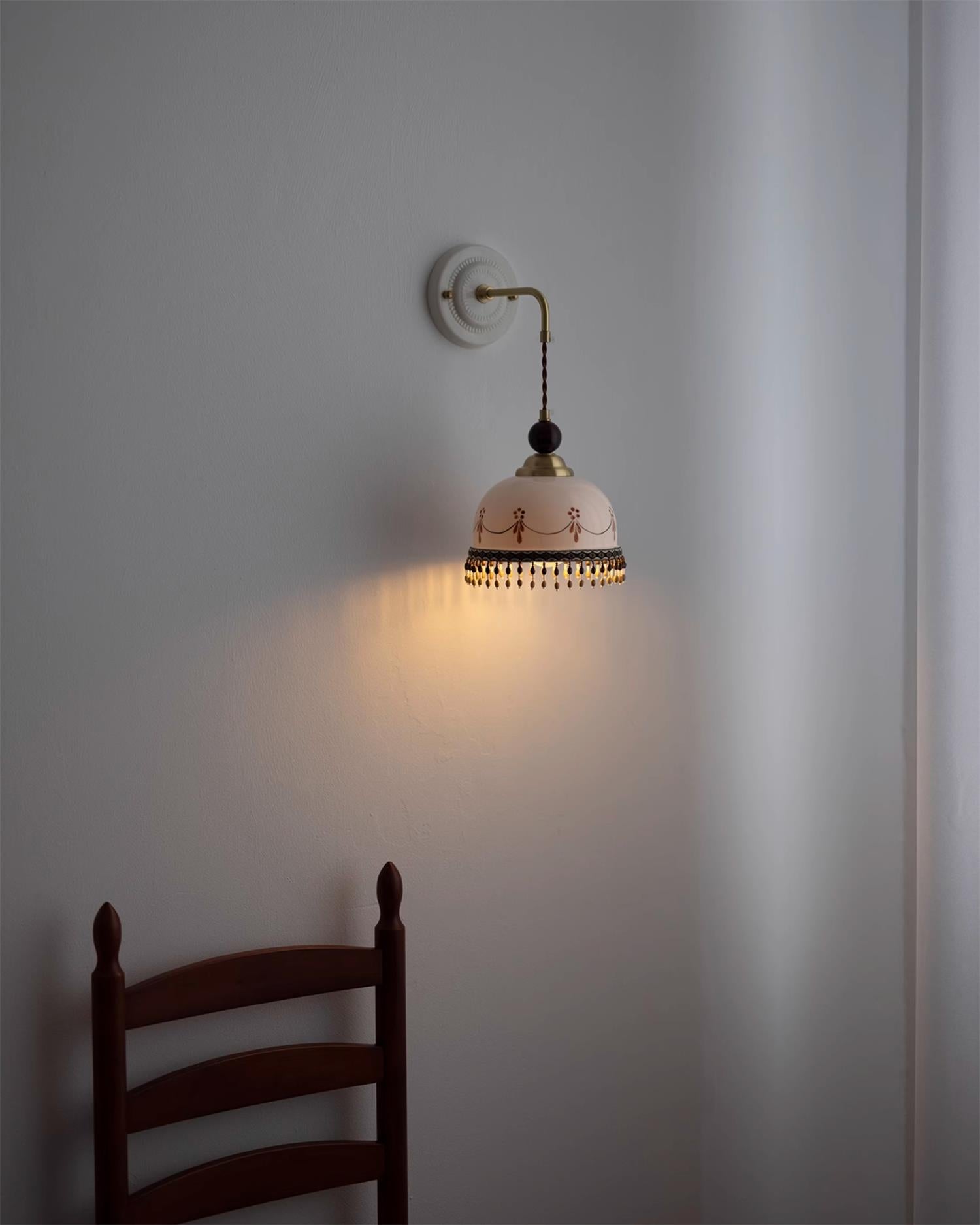 Noemi Wall Lamp Vintage Floral Elegance - Letslighting