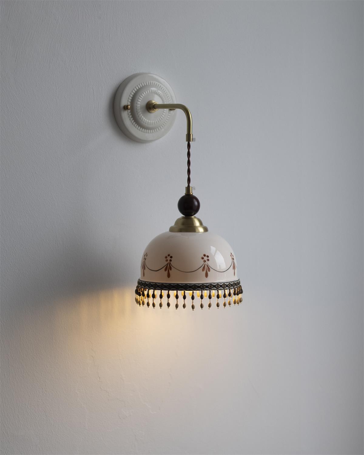Noemi Wall Lamp Vintage Floral Elegance - Letslighting