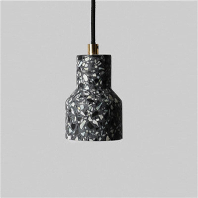 Valentina Suspension Rond Décor Nordique, Métal/Ciment, 4 Couleur, Salon