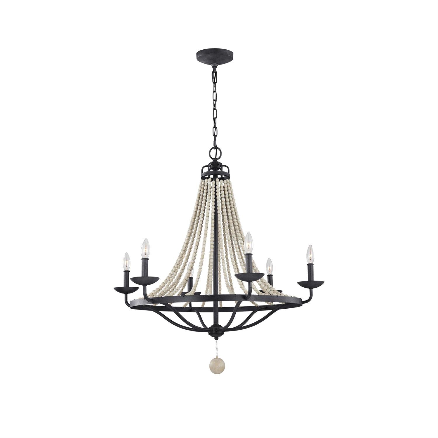 Alloren Vintage Industrial Empire Metal Chandelier - Lamp Copper