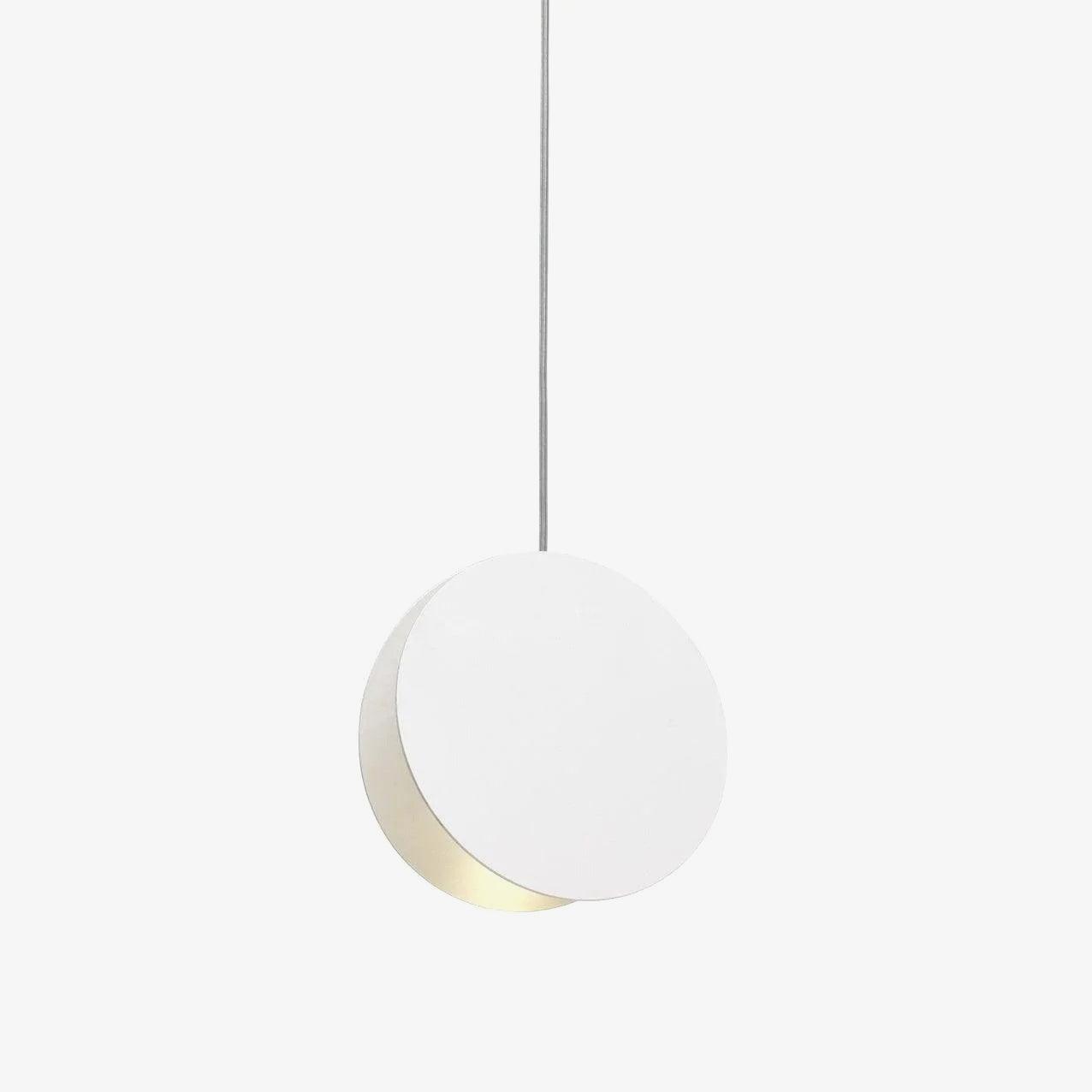 Valentina Ronde LED Suspension Blanc Rose Métal Blanc Salon Chambre