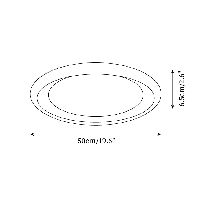 Nuria Ceiling Light Concrete Acrylic Circular Minimalist - Letslighting