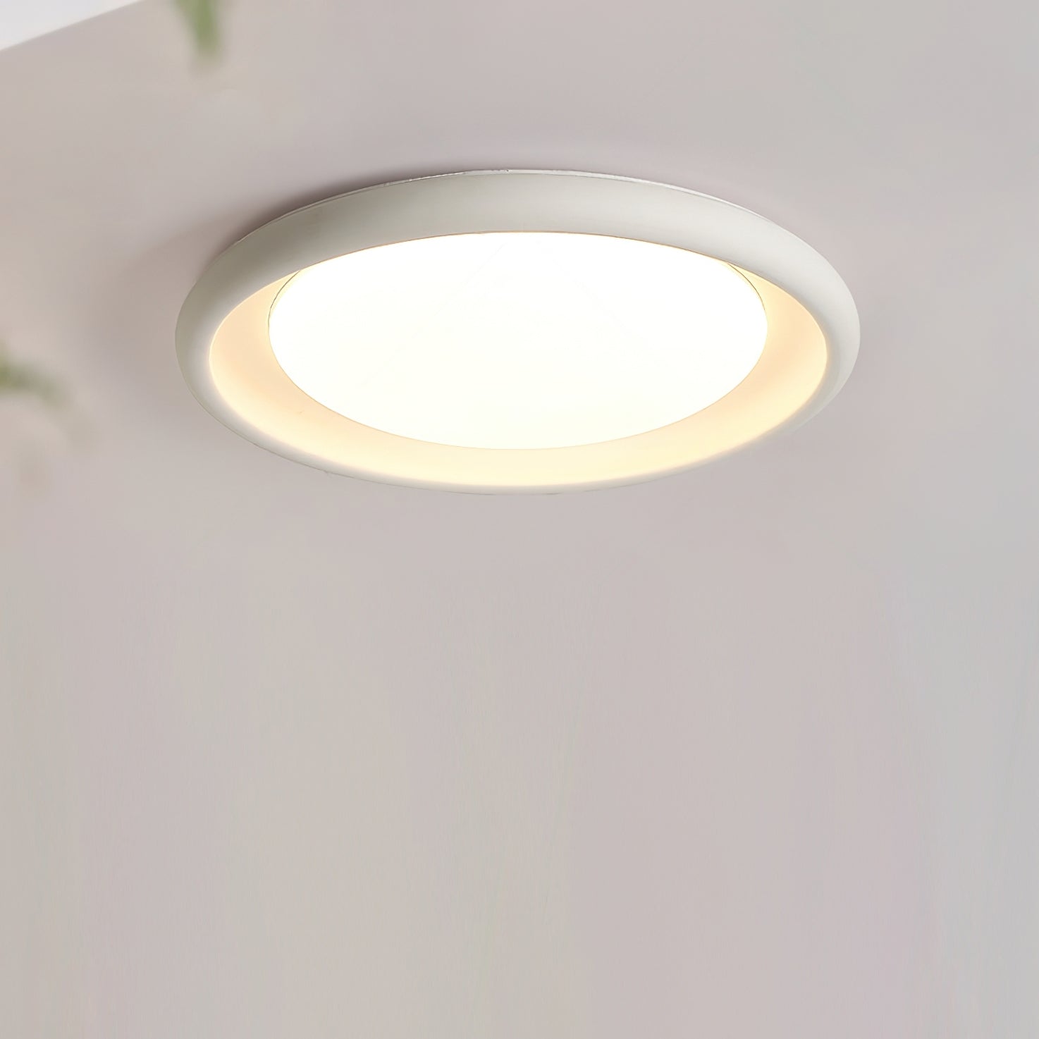 Nuria Ceiling Lamp Round Silhouette Minimalist Ambient - Letslighting