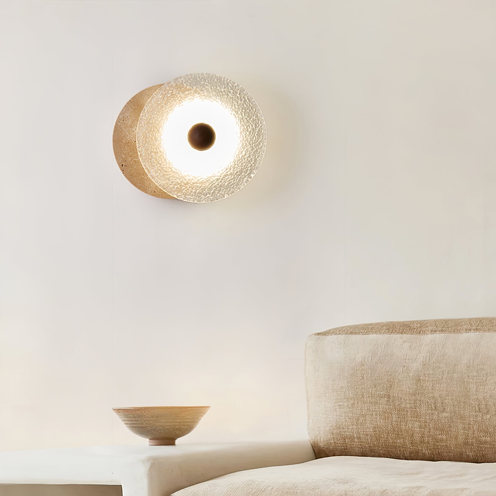 Olivia Travertine Wall Light - Letslighting