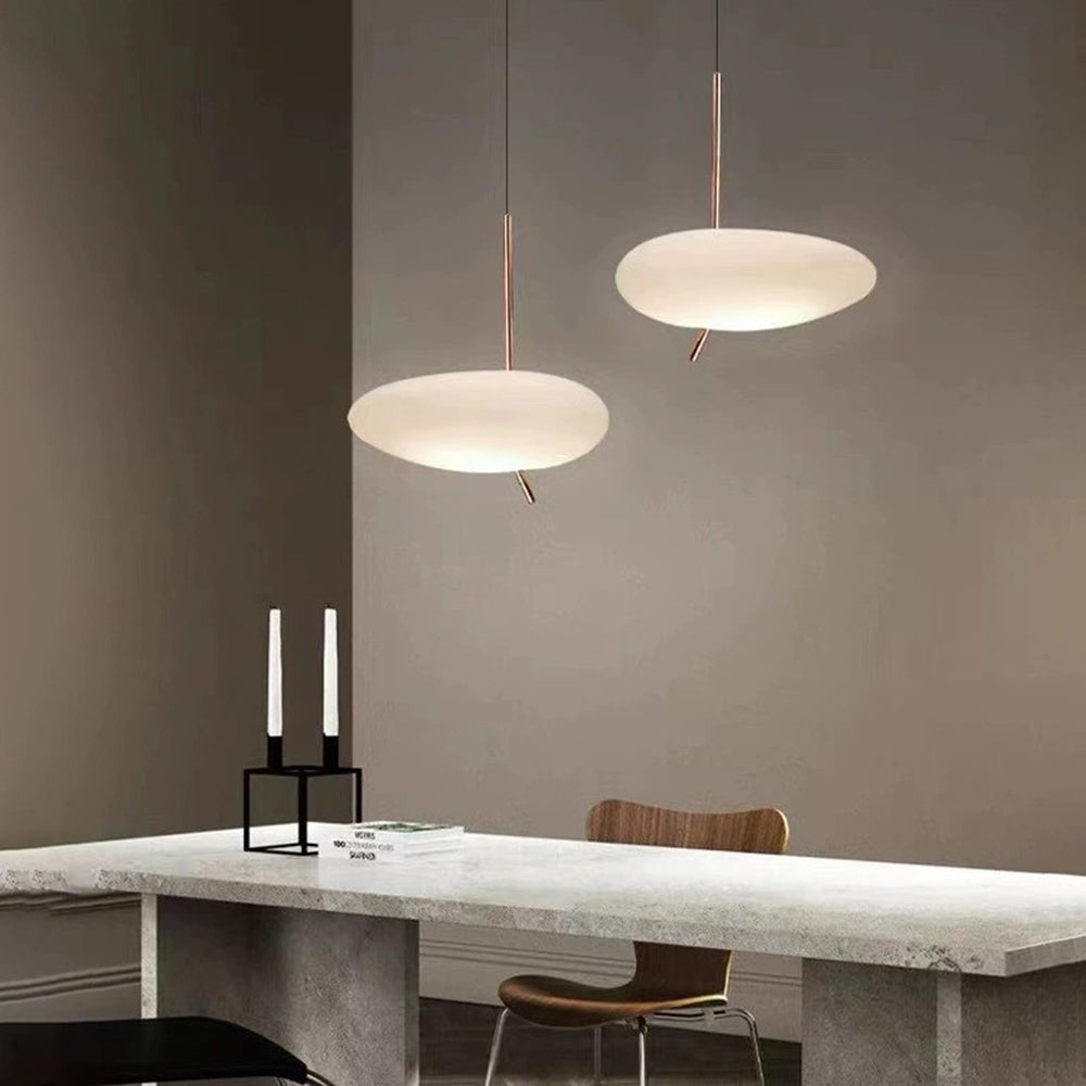 Valentina Suspension Moderne Galets Acrylique Métal Salon
