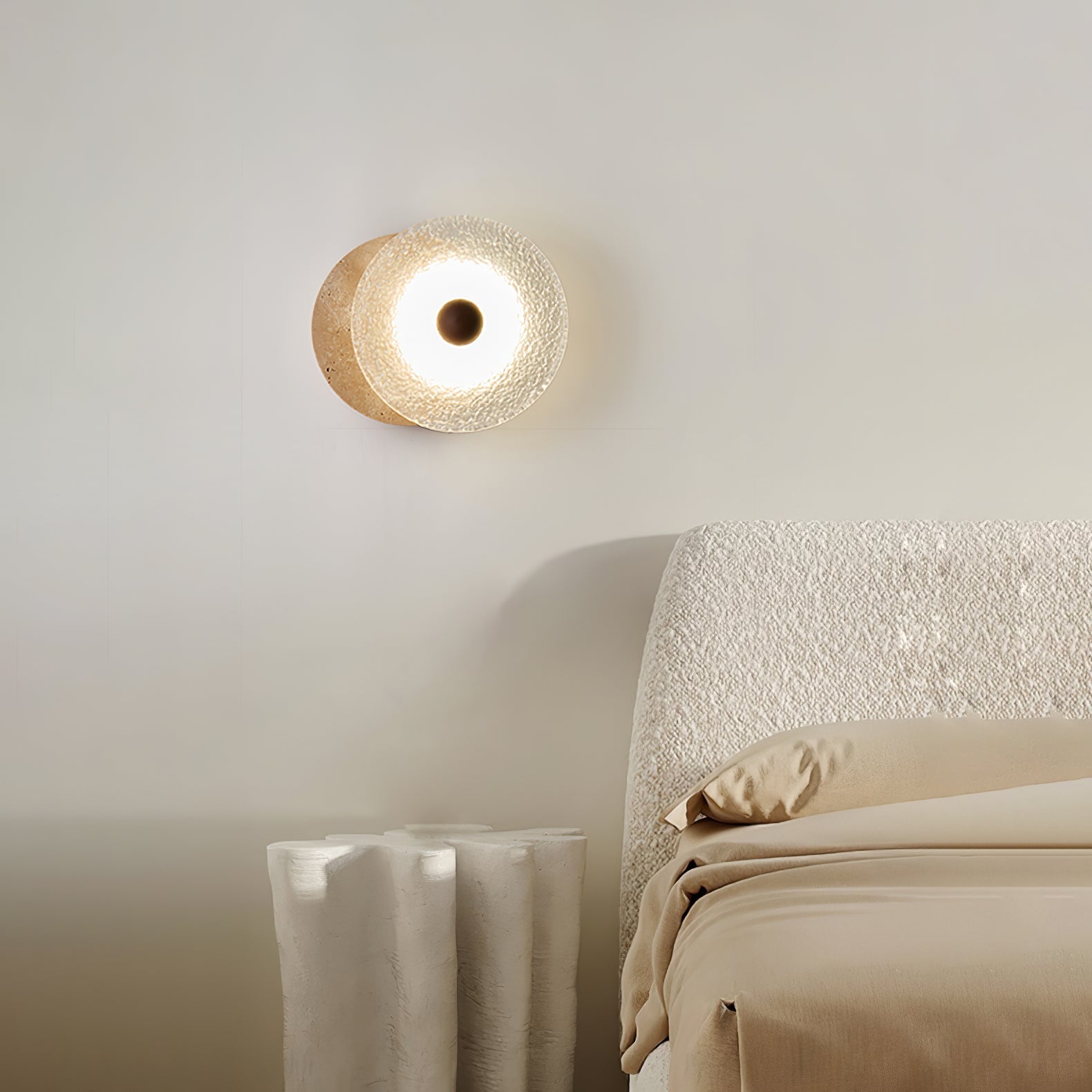 Olivia Travertine Wall Light - Letslighting