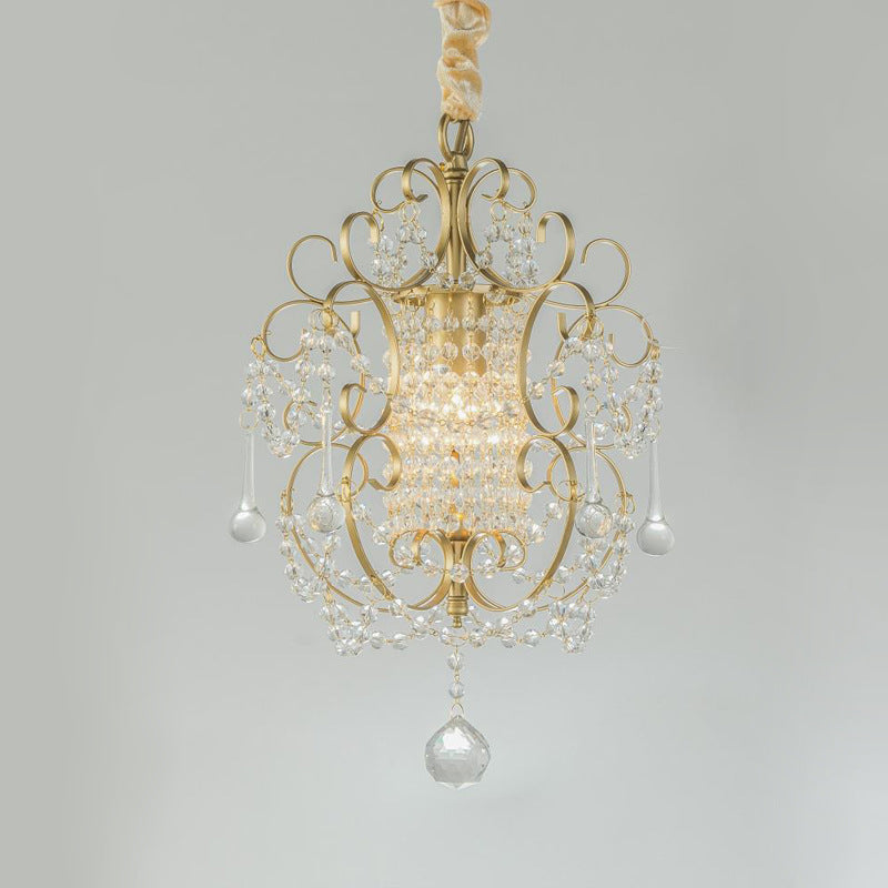 Silva Moderne Métal Cristal Suspension Chambre à Coucher