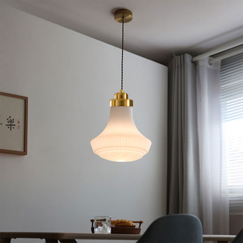 Valentina Suspension Rétro Métal Verre Salle à Manger Chambre à Coucher Salon