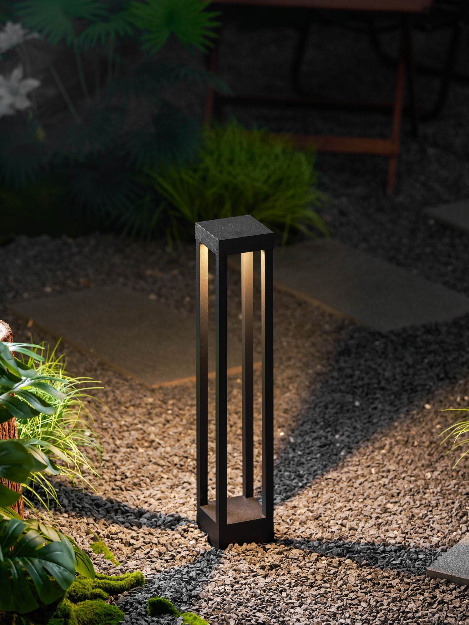 Obsidian Post Moderne Minimaliste Aluminium Lumière Extérieure