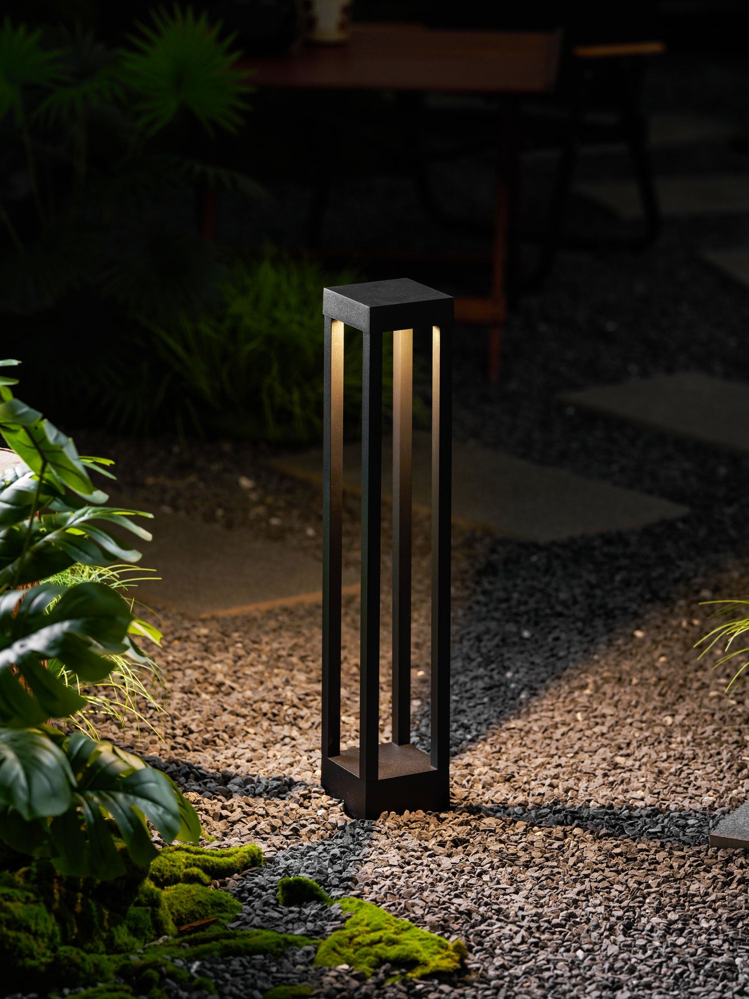 Obsidian Post Moderne Minimaliste Aluminium Lumière Extérieure