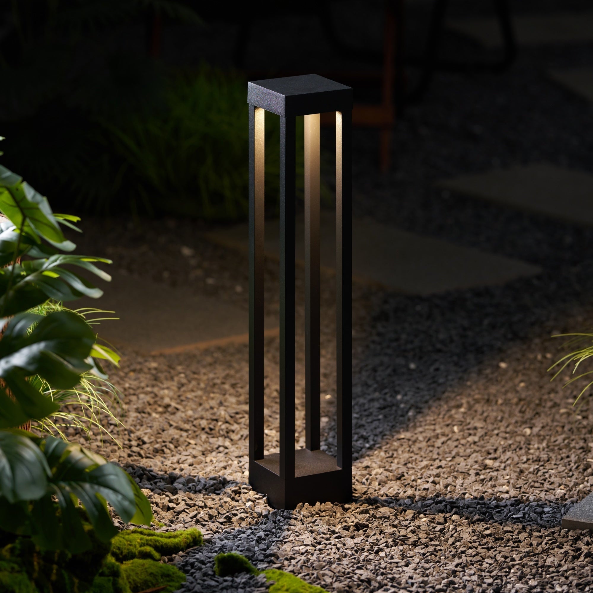 Obsidian Post Moderne Minimaliste Aluminium Lumière Extérieure