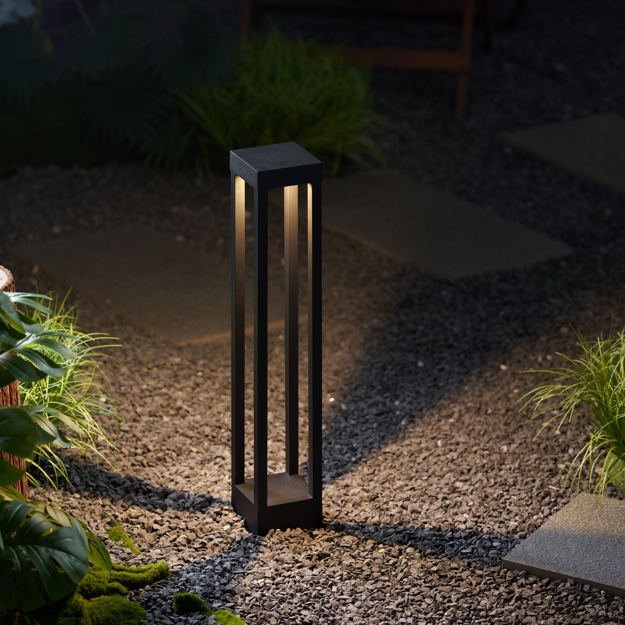 Obsidian Post Moderne Minimaliste Aluminium Lumière Extérieure