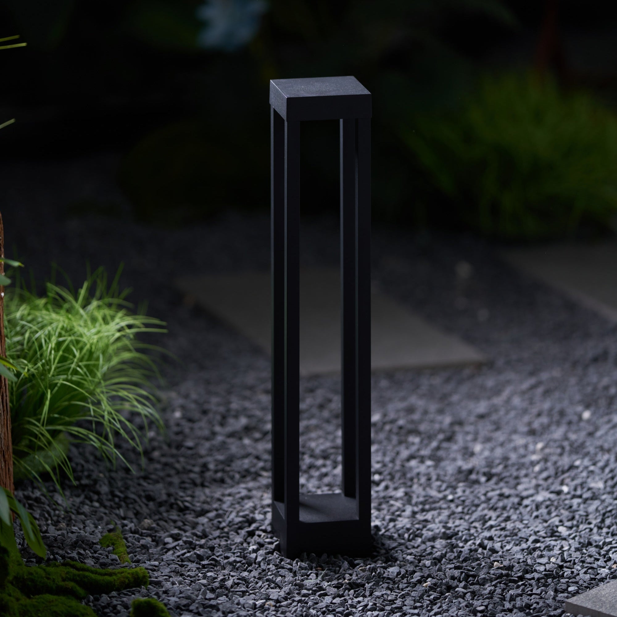 Obsidian Post Moderne Minimaliste Aluminium Lumière Extérieure