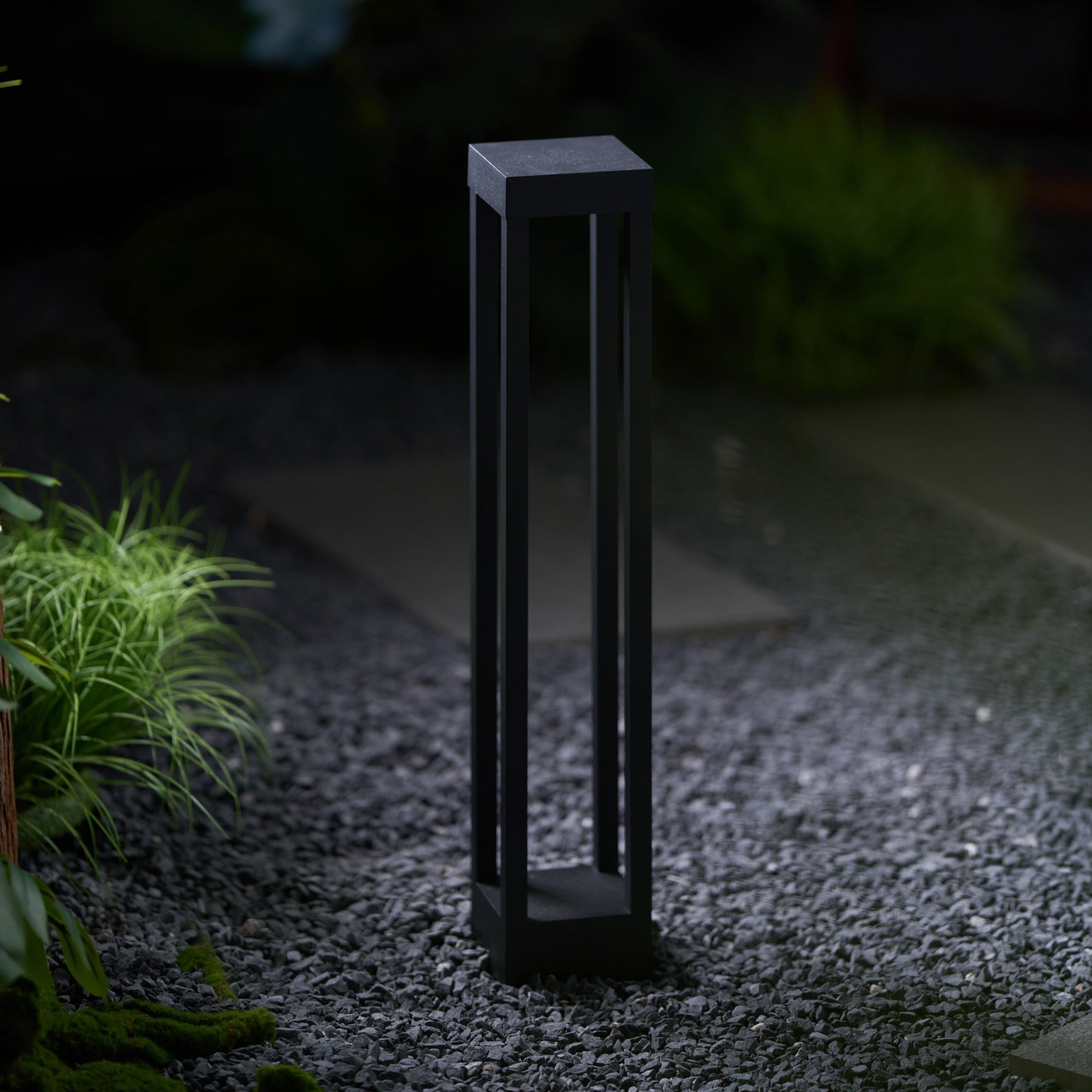 Obsidian Post Moderne Minimaliste Aluminium Lumière Extérieure