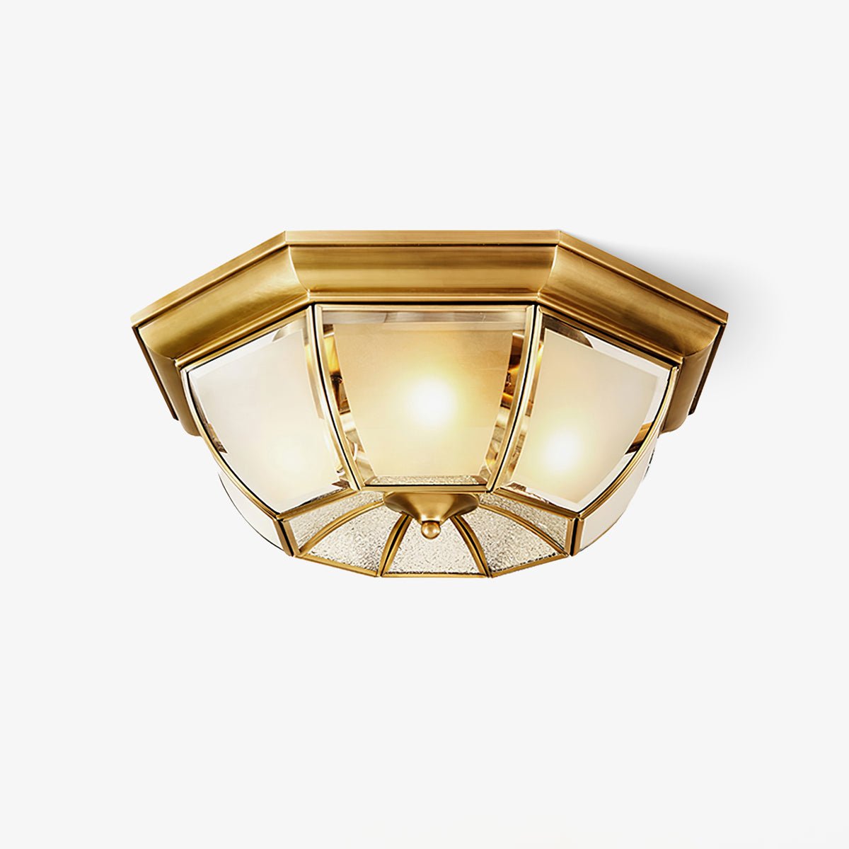 Bowl Shaped Brass Ceiling Lamp - Blowlighting