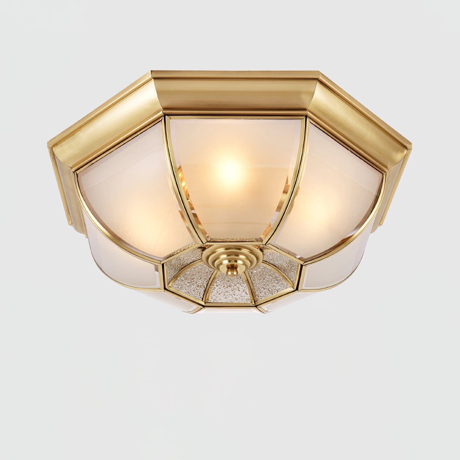 Bowl Shaped Brass Ceiling Lamp - Blowlighting
