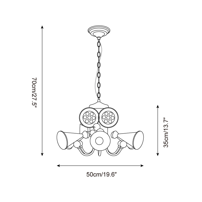 Octopus Chandelier Director Resin & Playful - Letslighting
