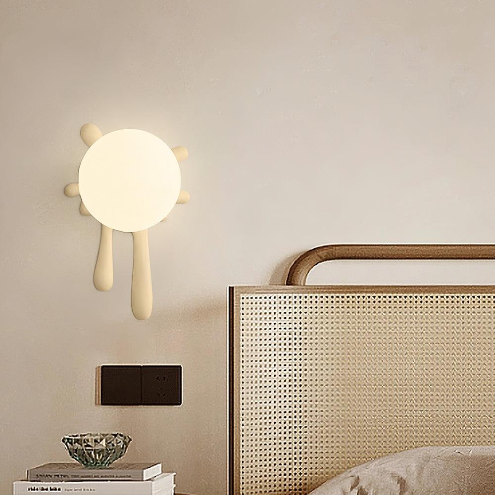 Wall Lamp Abstract Resin Splash Globe Light Playful Artistic - Letslighting