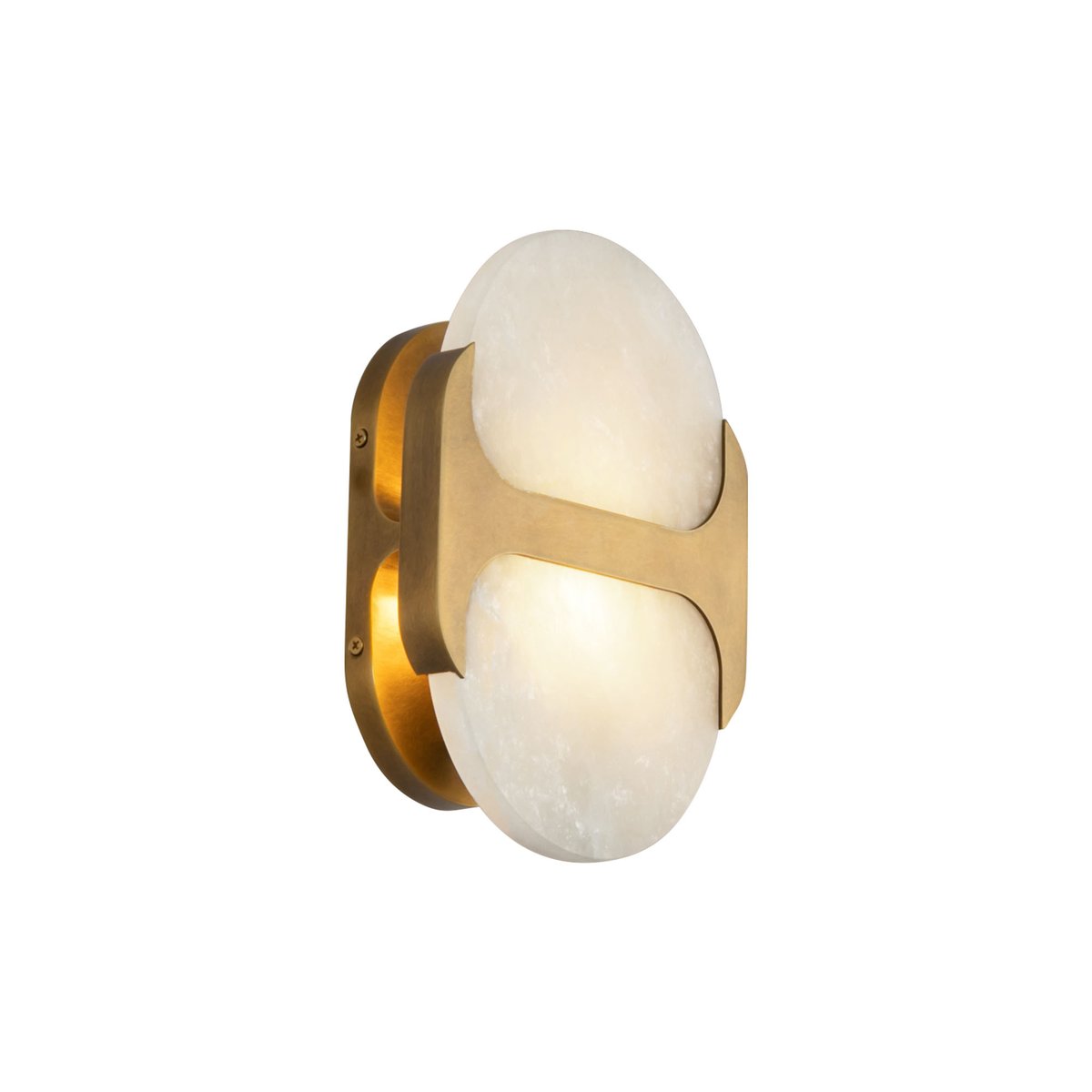 Ulthaora Double Globe Alabaster Wall Ligh - Letslighting