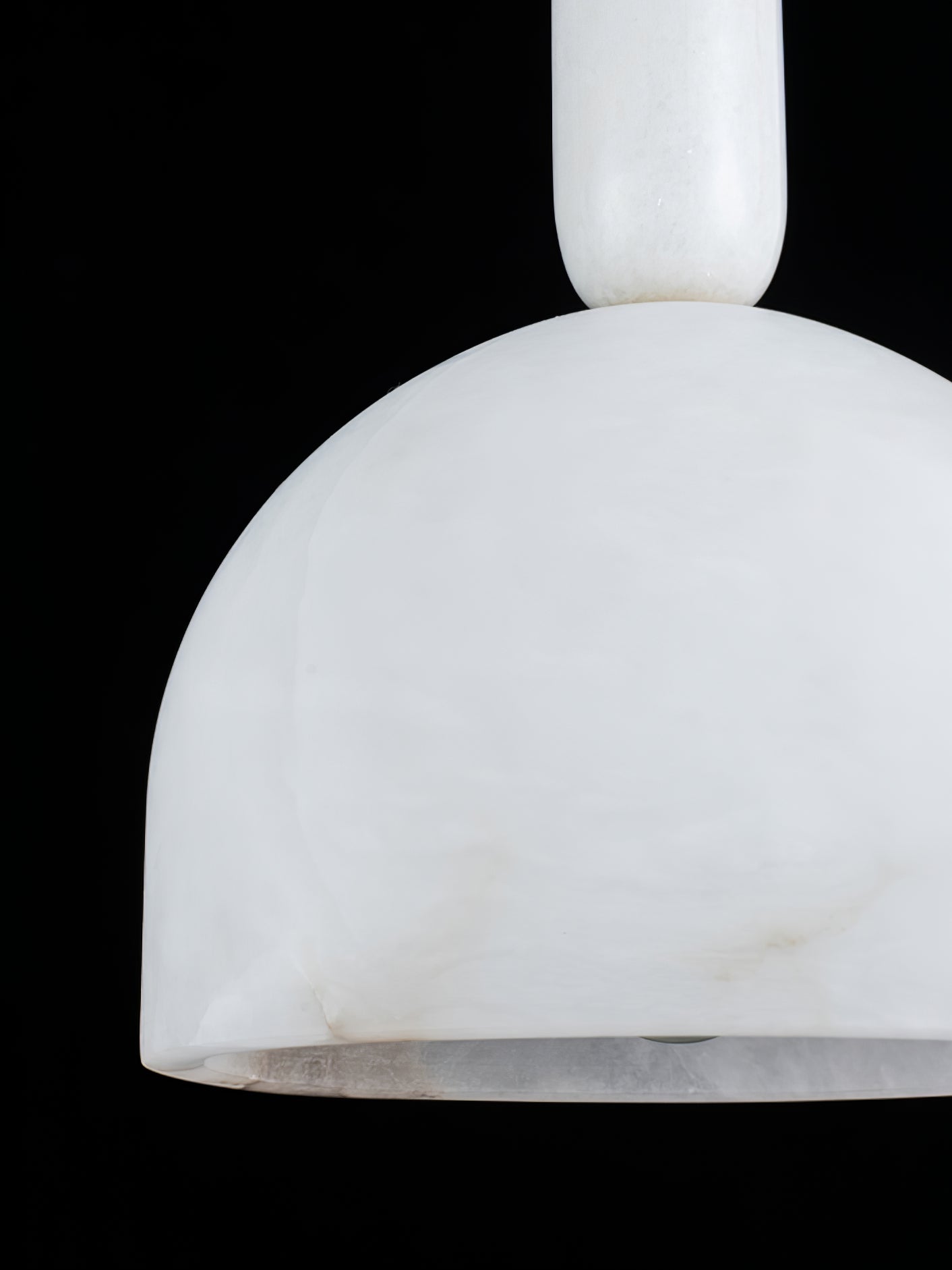 Ulcaris Modern Minimalist Alabaster Pendnat Light - Lamp Copper