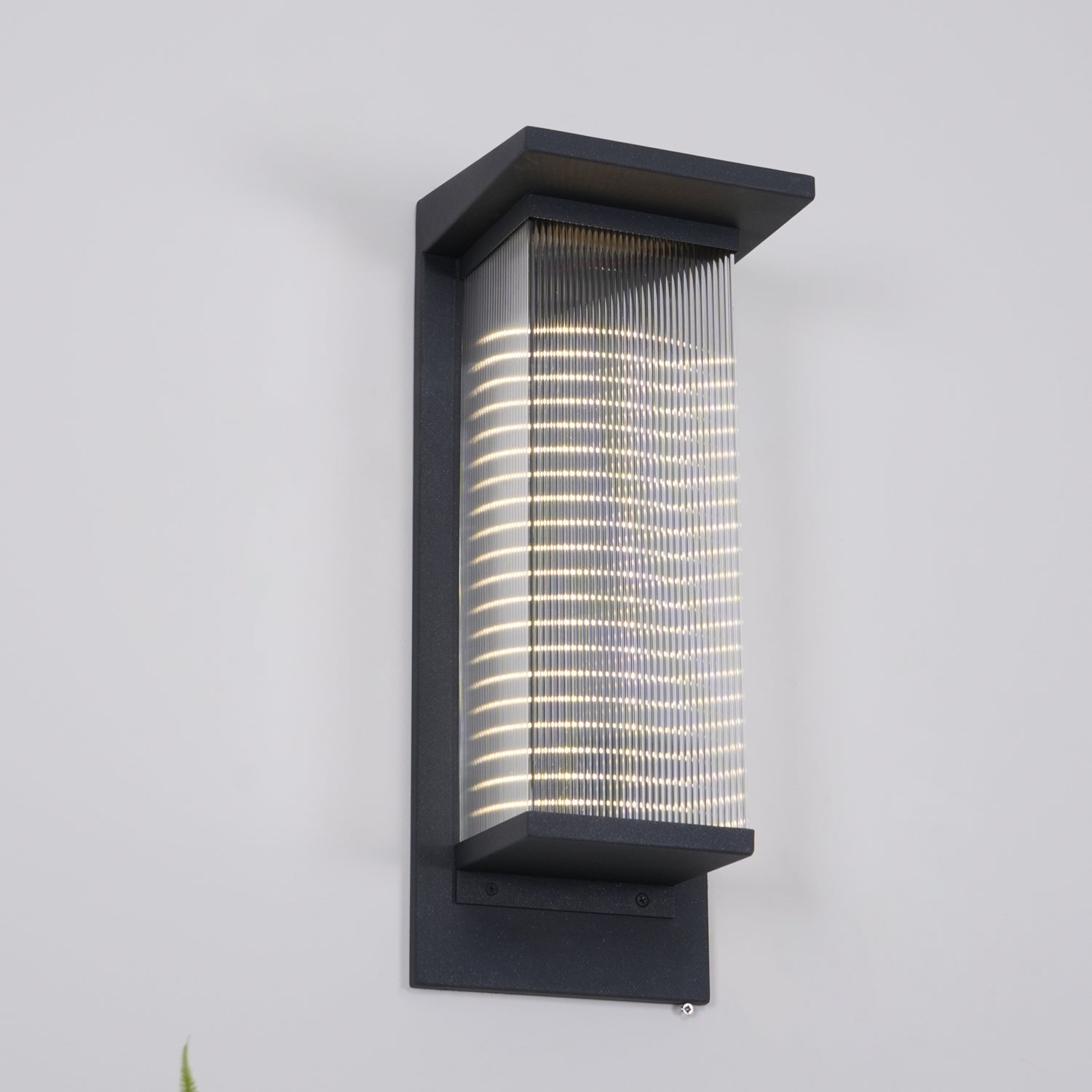 Oleron Box Outdoor Solar Wall Lamp - Blowlighting