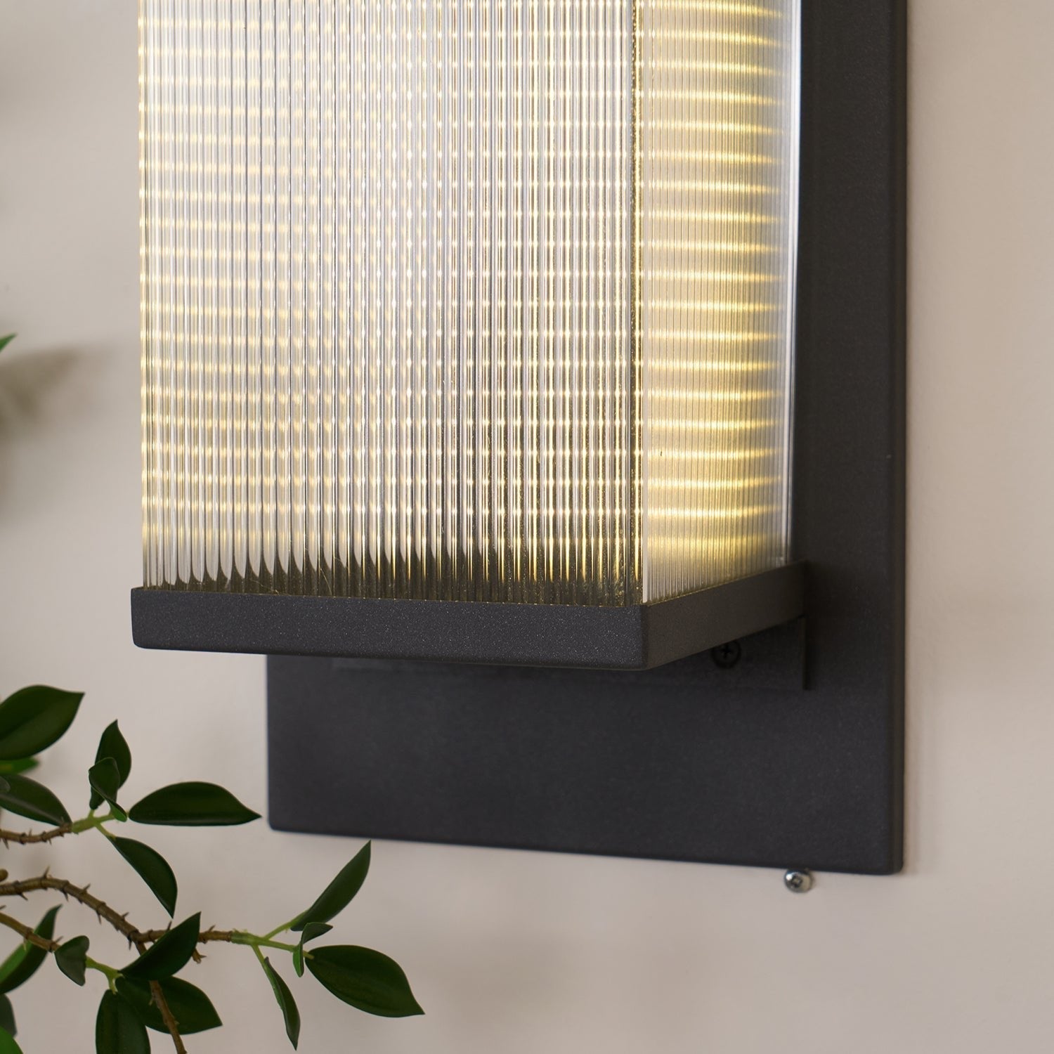 Oleron Box Outdoor Solar Wall Lamp - Blowlighting