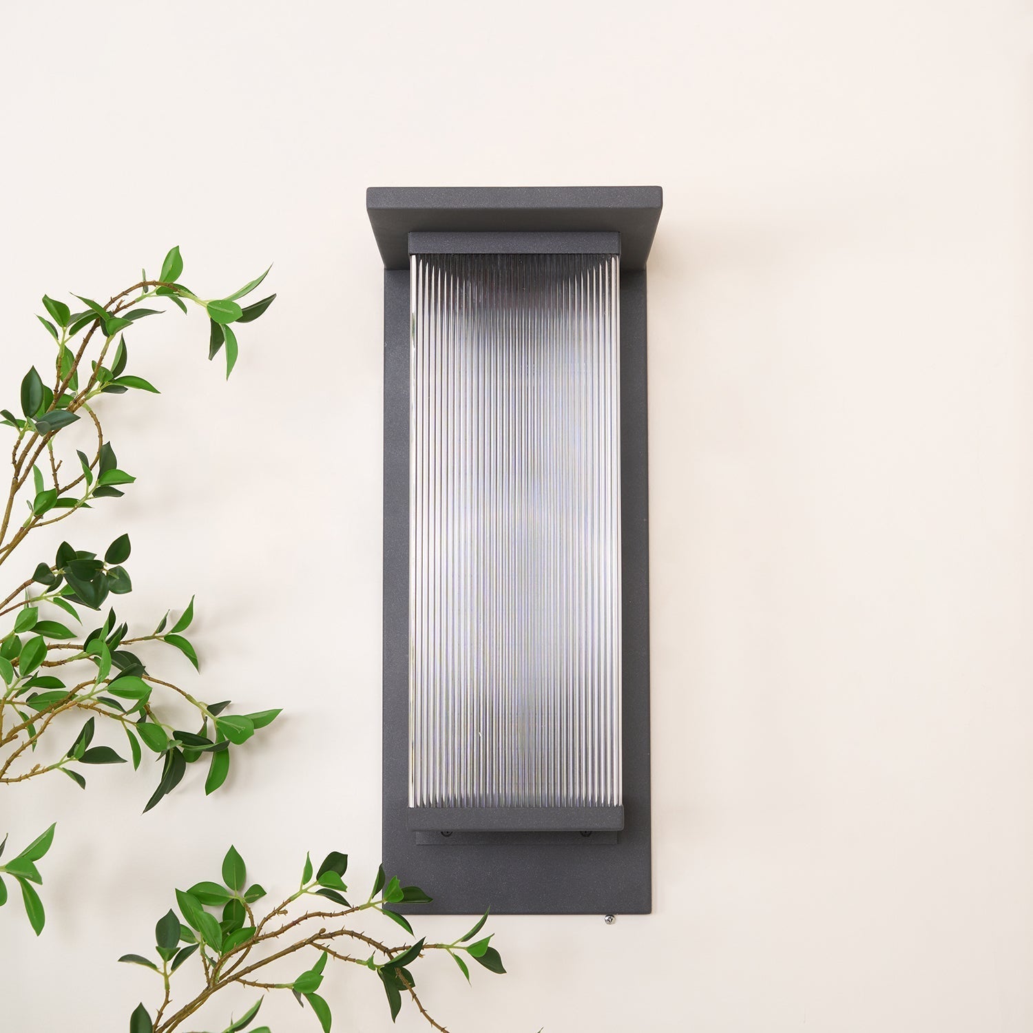 Oleron Box Outdoor Solar Wall Lamp - Blowlighting