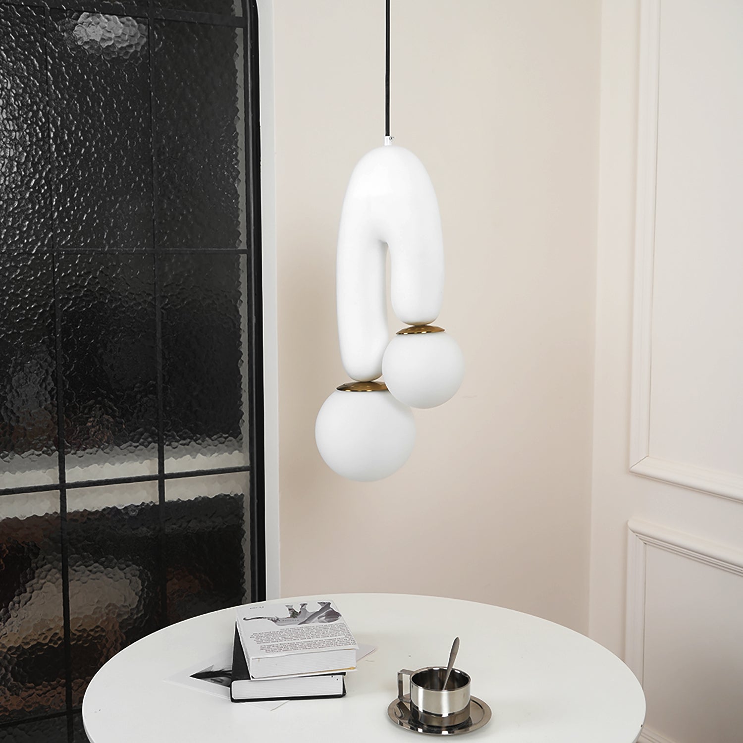 Oo Pendant Light Smooth Sculptural Organic - Letslighting