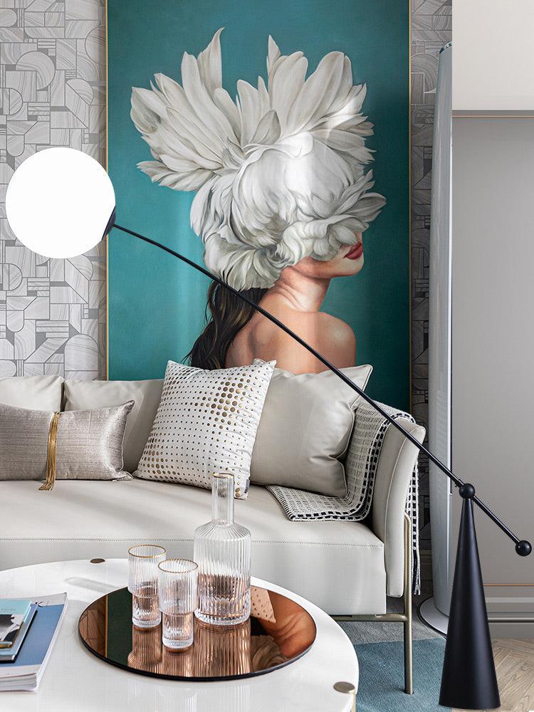 Opal Arc Floor Lamp - Blowlighting