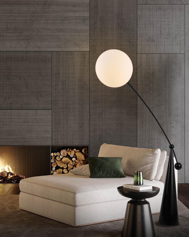Opal Arc Floor Lamp - Blowlighting