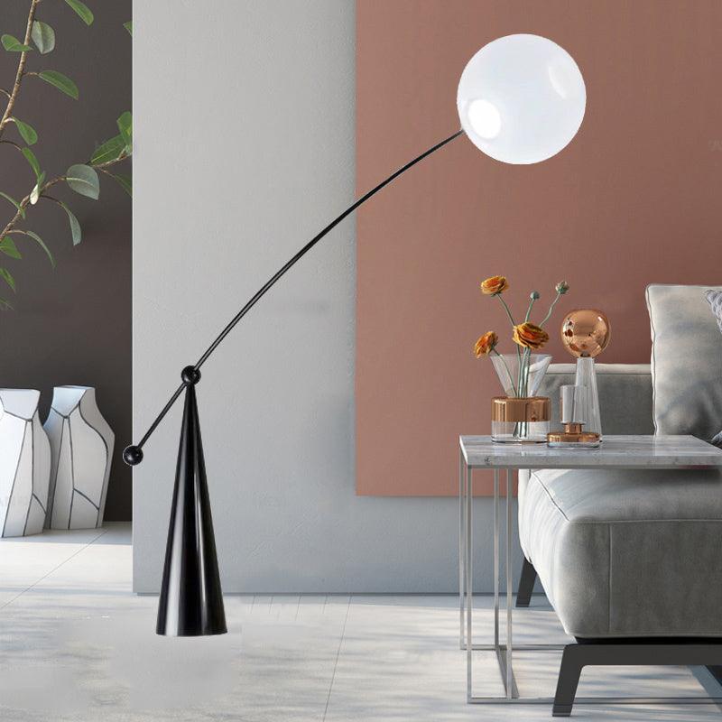 Opal Arc Floor Lamp - Blowlighting