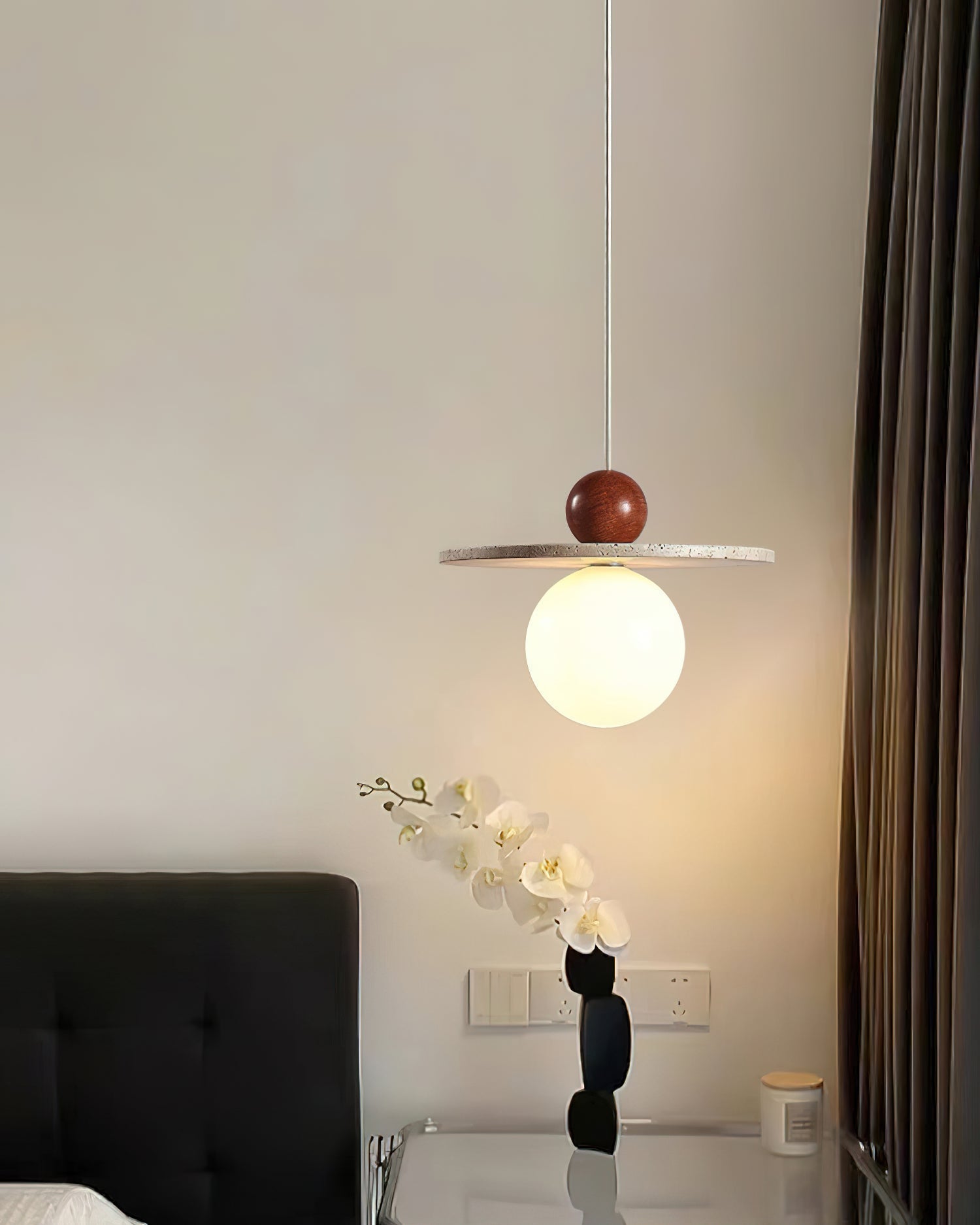 Marcio Pendant Light Travertine - Letslighting