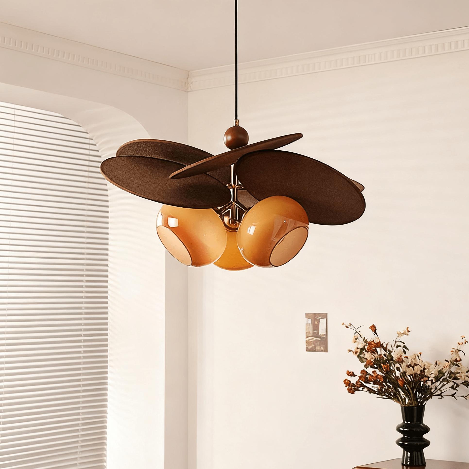 Orabel Lustre Élégant Moderne Ember