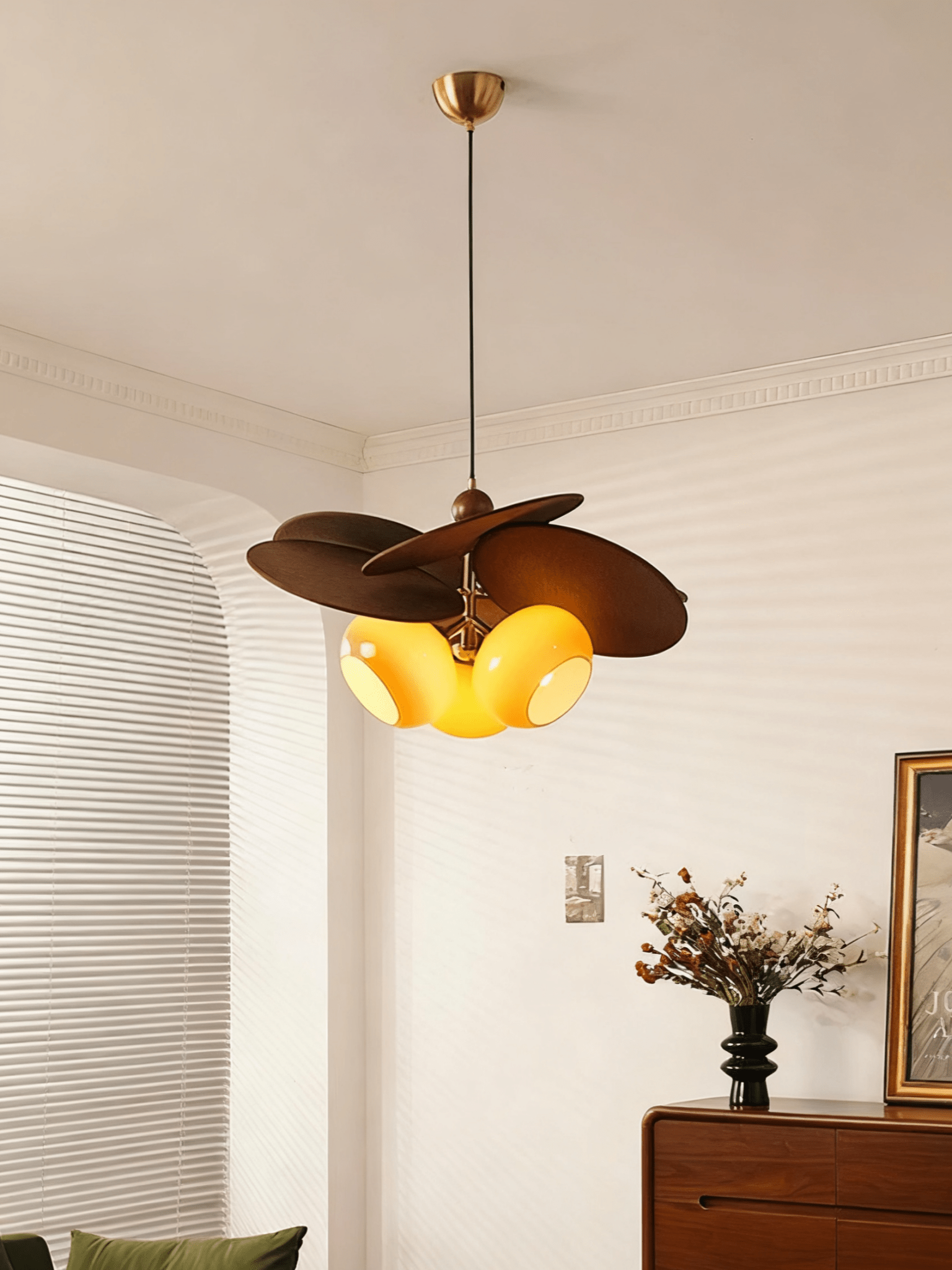 Orabel Lustre Élégant Moderne Ember