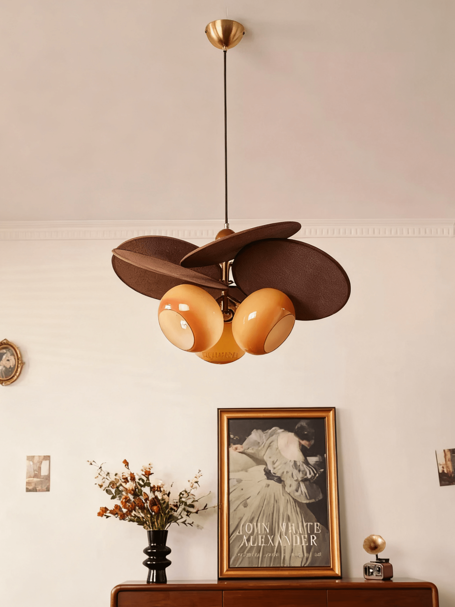 Orabel Lustre Élégant Moderne Ember