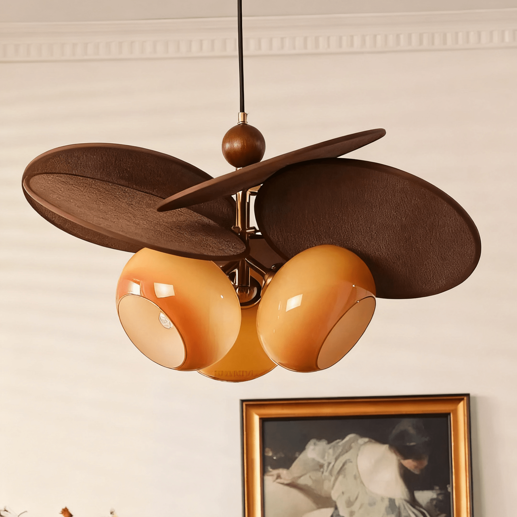 Orabel Lustre Élégant Moderne Ember