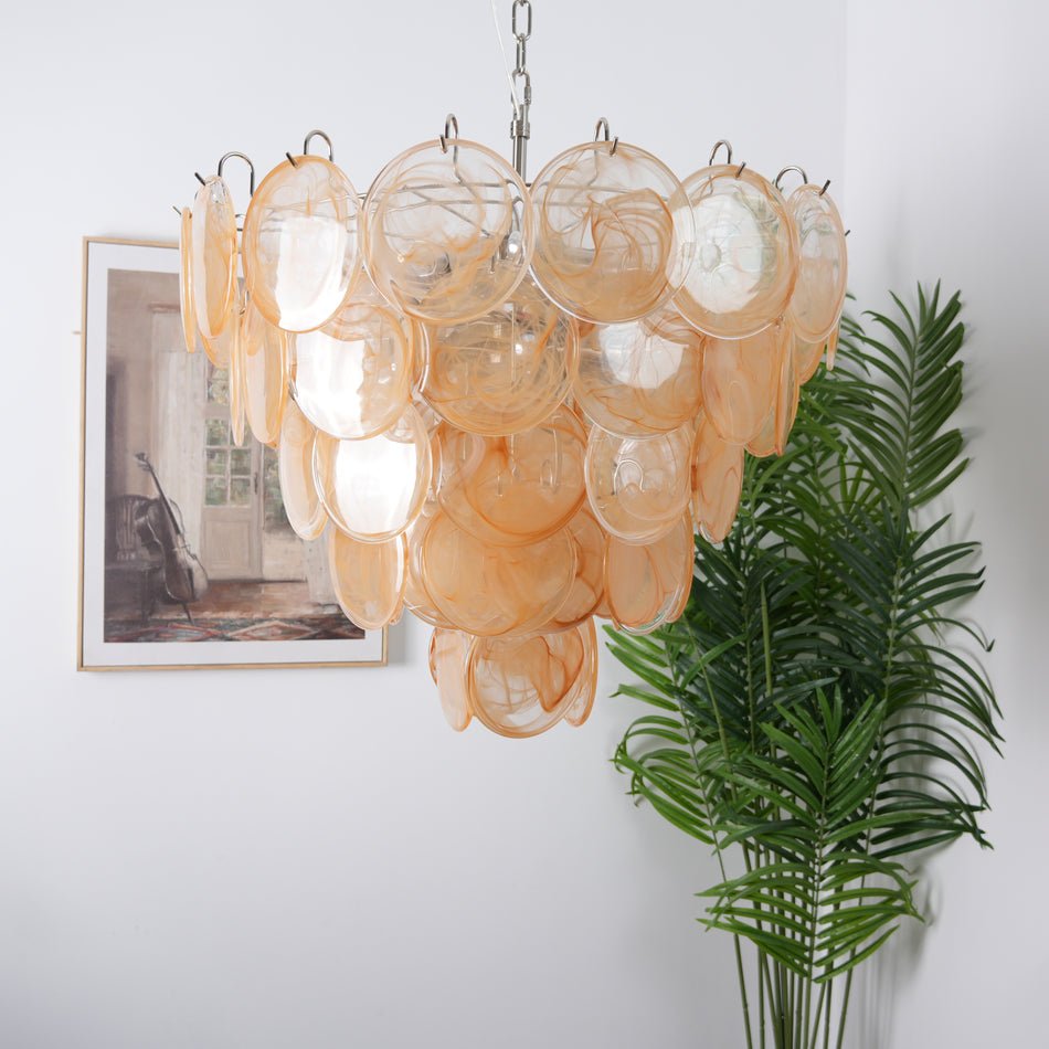Aurora Chandelier Murano Glass Disc Classic - Blowlighting