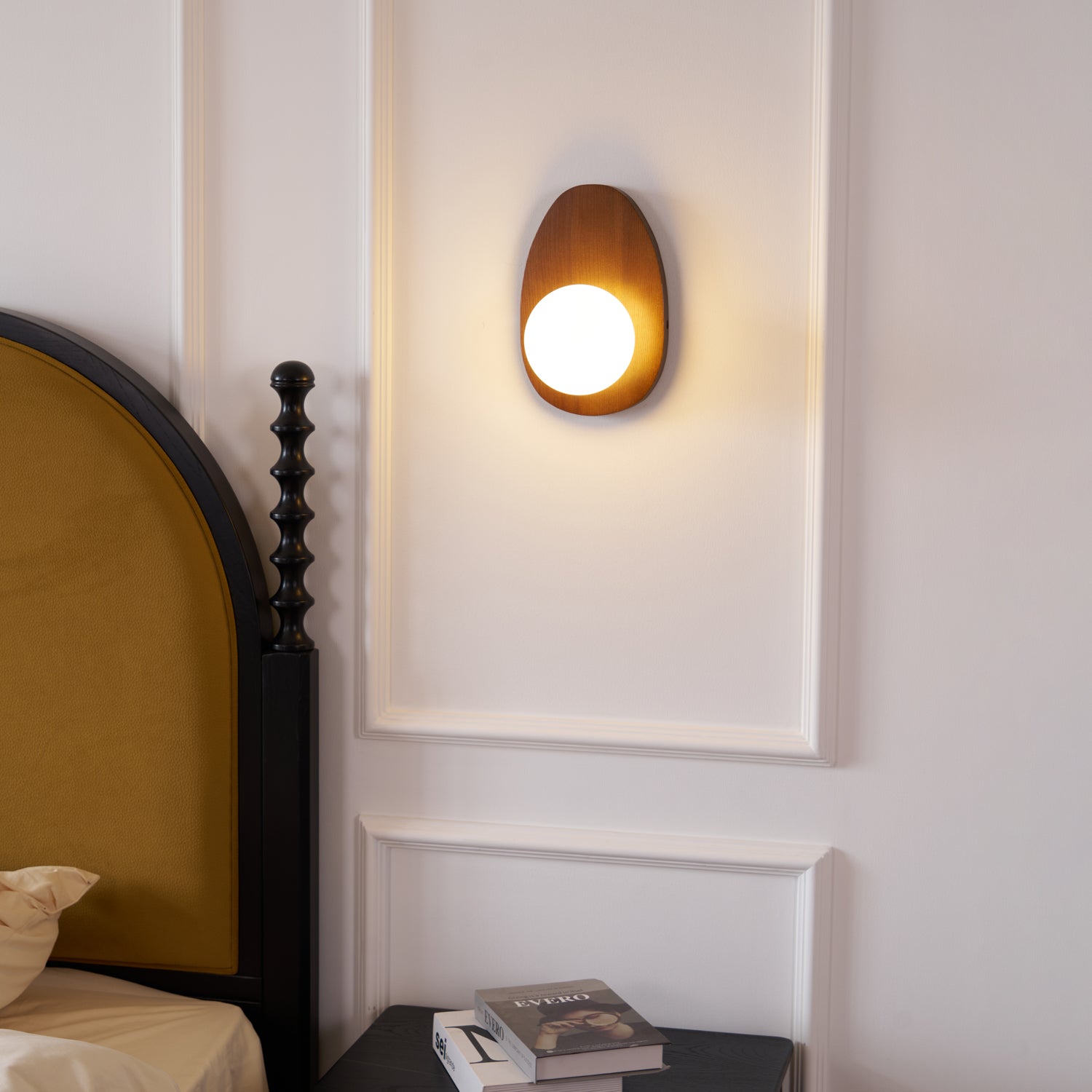 Orba Walnut Wall Lamp - Blowlighting