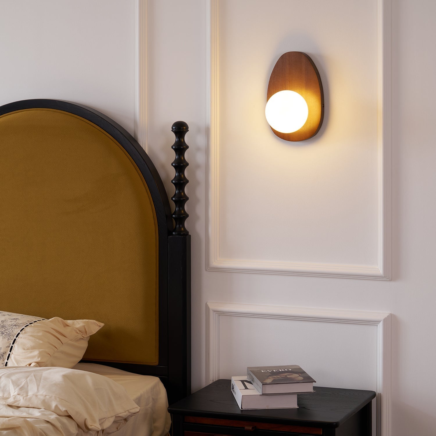 Orba Walnut Wall Lamp - Blowlighting