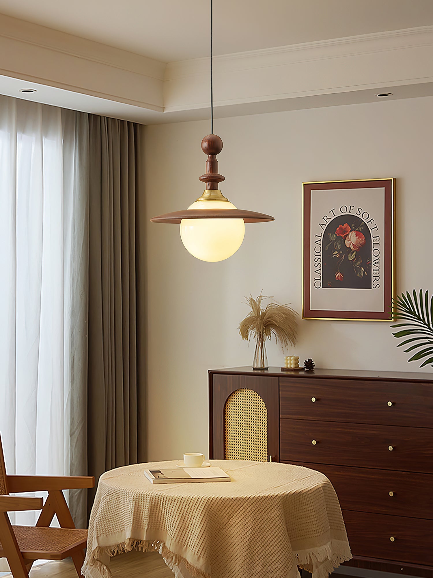 Orben Suspension Vintage Élégante en Globe