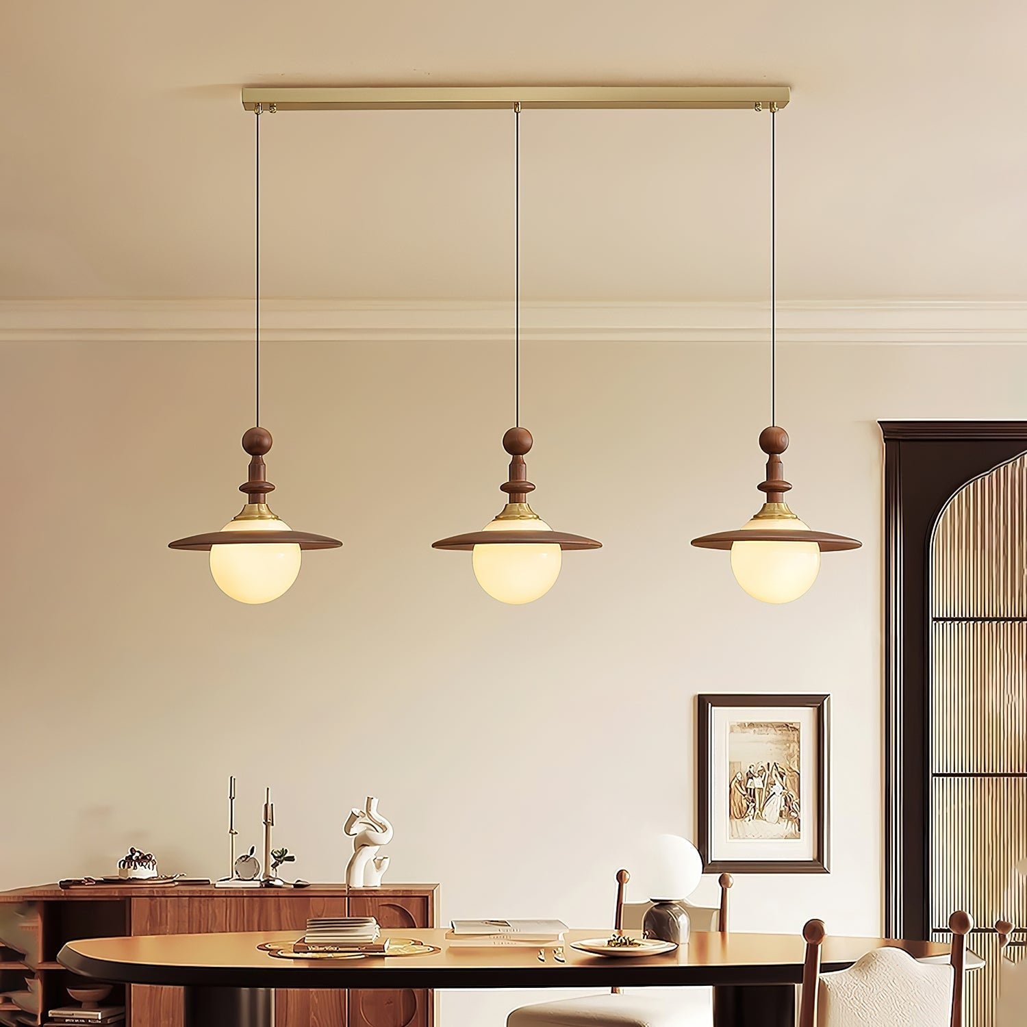 Orben Suspension Vintage Élégante en Globe