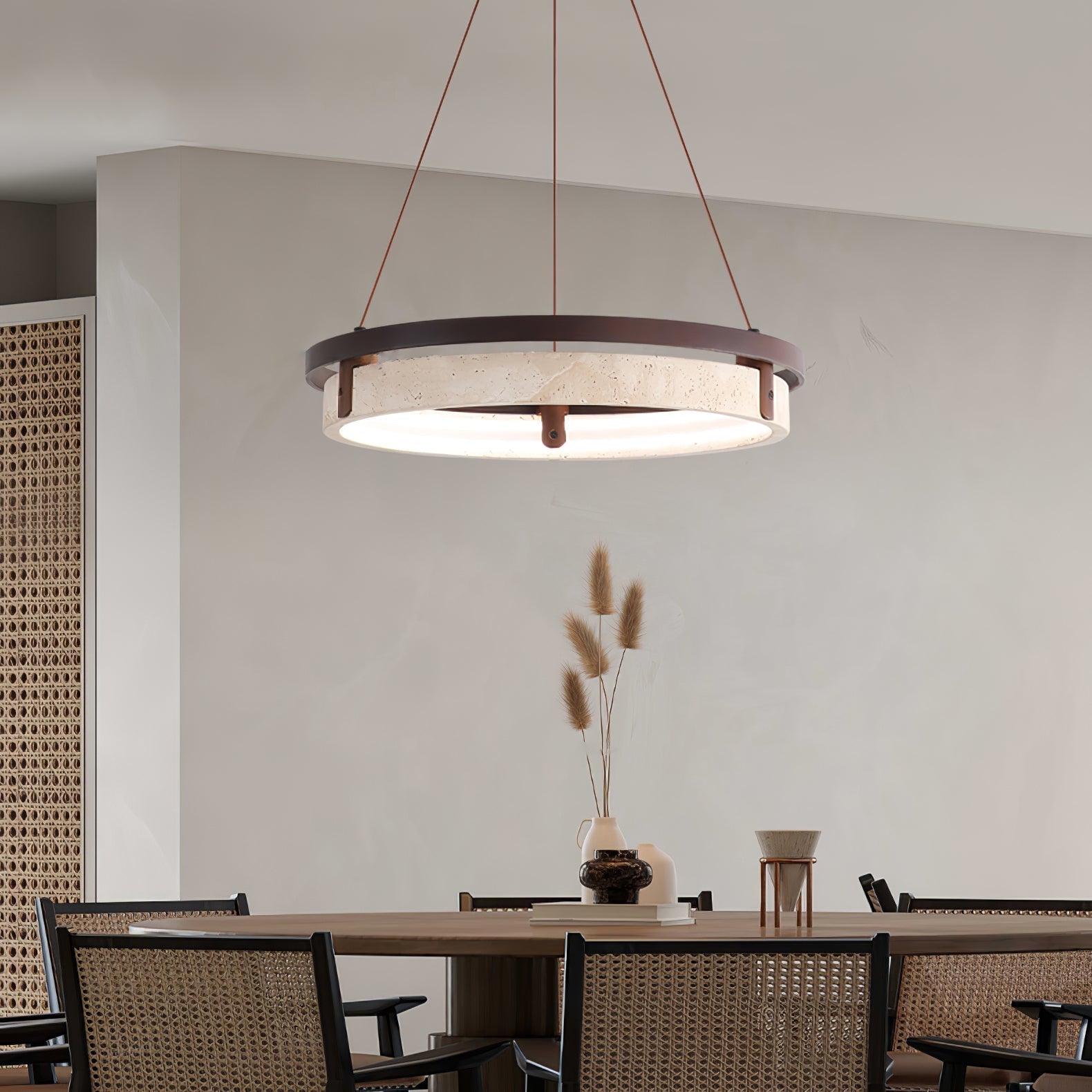 Veraearae Travertine Pendant Light - Letslighting