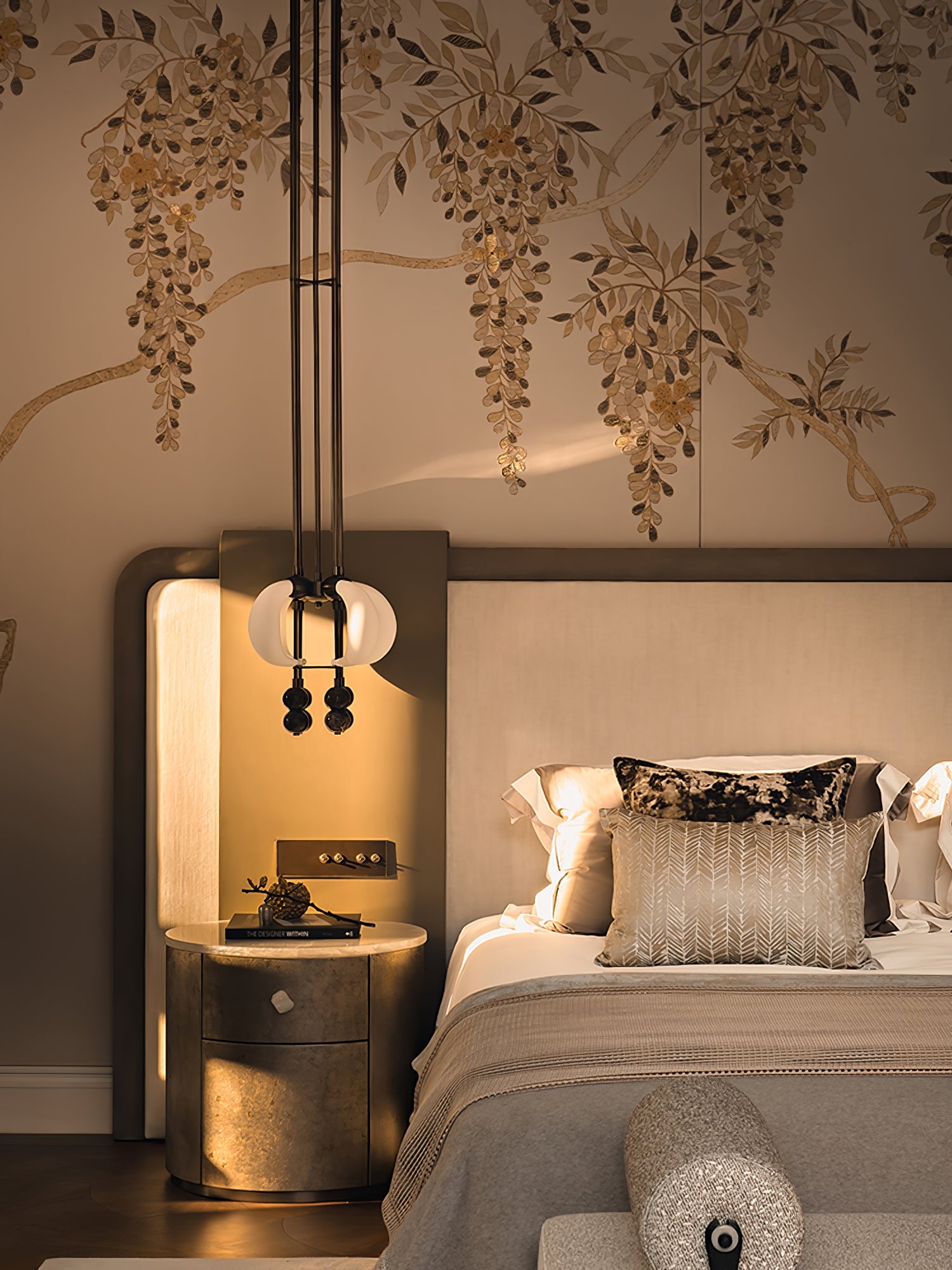 Orbitaler Suspension Élégante Blanche